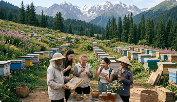 Посещение пасеки и дегустация мёда